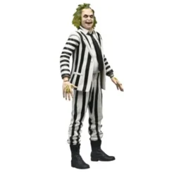 Beetlejuice 1988 Figura Beetlejuice Black and White Striped Suit 18 cm