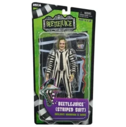 Beetlejuice 1988 Figura Beetlejuice Black and White Striped Suit 18 cm