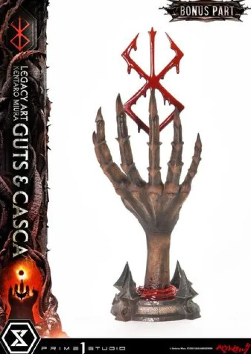 Berserk Estatua Legacy Art Kentaro Miura 1/4 Guts & Casca Bonus Version 72 cm