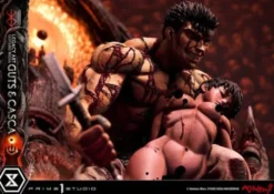 Berserk Estatua Legacy Art Kentaro Miura 1/4 Guts & Casca Bonus Version 72 cm