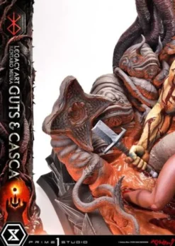Berserk Estatua Legacy Art Kentaro Miura 1/4 Guts & Casca 72 cm