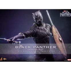 Black Panther Figura Movie Masterpiece 1/6 Black Panther (Original Suit) 31 cm