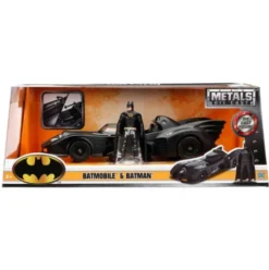 Blister figura Batman + Coche Batmovil metal DC Comics