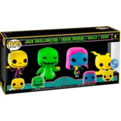 Blister 4 Figuras Pop Disney Pesadilla Antes De Navidad Exclusive