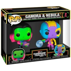Blister 2 figuras POP Marvel Guardianes de la Galaxia Gamora & Nebula Exclusive