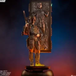 Boba Fett and Han Solo in Carbonite Premium Format Star Wars