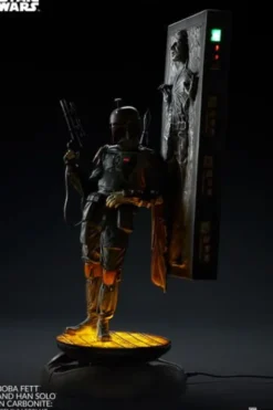 Boba Fett and Han Solo in Carbonite Premium Format Star Wars