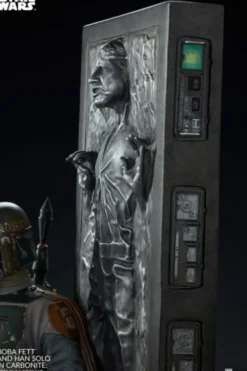 Boba Fett and Han Solo in Carbonite Premium Format Star Wars