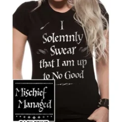 Camiseta Chica Harry Potter Juramento Mágico