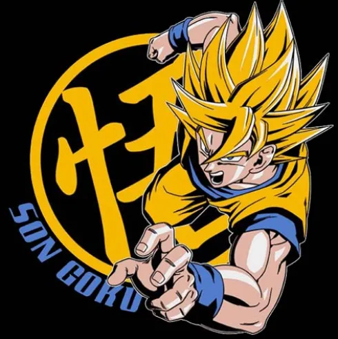 Camiseta Dragon Ball Goku Super Saiyan
