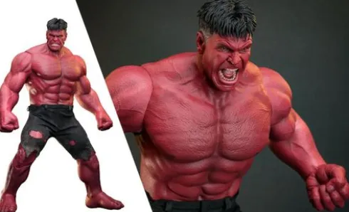 Captain America: Brave New World Figura Movie Masterpiece 1/6 Red Hulk 47 cm