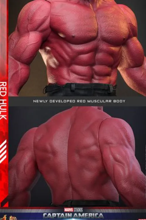 Captain America: Brave New World Figura Movie Masterpiece 1/6 Red Hulk 47 cm