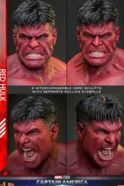 Captain America: Brave New World Figura Movie Masterpiece 1/6 Red Hulk 47 cm