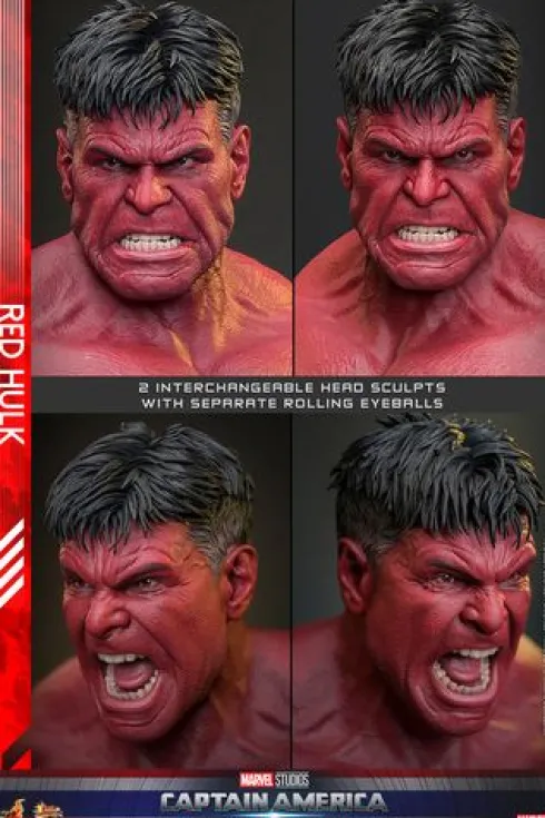 Captain America: Brave New World Figura Movie Masterpiece 1/6 Red Hulk 47 cm