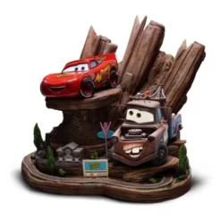 Cars Estatua 1/10 Deluxe Art Scale Lightning Mcqueen & Mate 31 cm