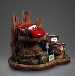 Cars Estatua 1/10 Deluxe Art Scale Lightning Mcqueen & Mate 31 cm