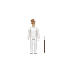 Charlie y la fabrica de chocolate (1971) Figura ReAction Wave 03 Willy Wonka (White Suit) 10 cm