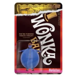 Charlie y la fabrica de chocolate (1971) Figura ReAction Wave 03 Violet Beauregarde (Blueberry) 10 cm