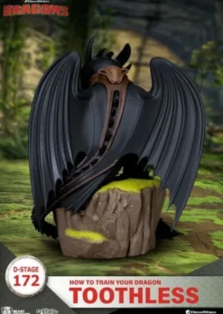 Cómo Entrenar A Tu Dragón Estatua toothless 14 cm