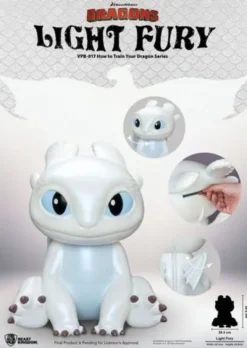 Cómo entrenar a tu dragón hucha Funktional Figure Light Fury 35 cm