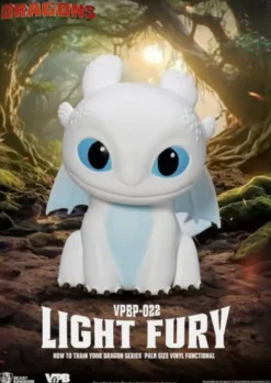 Cómo entrenar a tu dragón Vinyl huchas Light Fury 12 cm