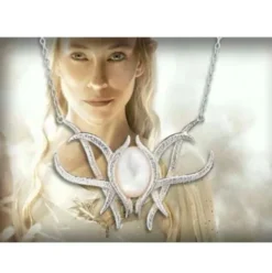Colgante Broche Galadriel de Plata Pura El Hobbit Noble Collection