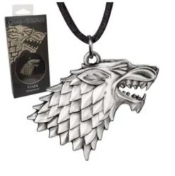 Colgante Casa Stark Metálico Juego de Tronos Noble Collection