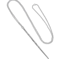 Colgante varita Hermione Granger chapado en plata Harry Potter