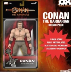 Conan el Bárbaro 1982 Figura Deluxe Conan Iconic Pose 18 cm