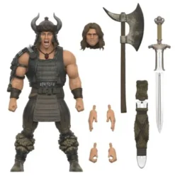Conan el Bárbaro Figura Ultimates Conan (Battle of the Mounds) 18 cm