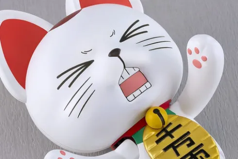 Dandadan Maqueta Plastic Model Kit PLAMAX Turbo Granny (Beckoning Cat) 15 cm