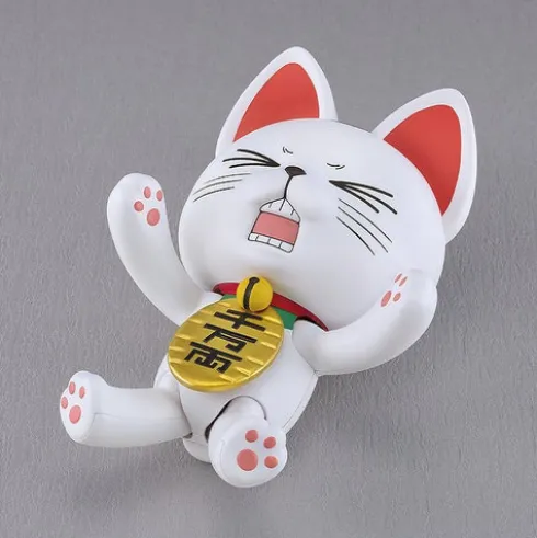 Dandadan Maqueta Plastic Model Kit PLAMAX Turbo Granny (Beckoning Cat) 15 cm