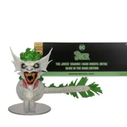 Dark Nights: Metal DC Multiverse Figura The Joker Dragon Glow in the Dark Edition (Gold Label) 25 cm