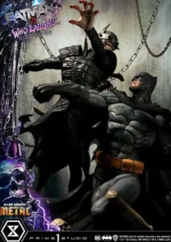 Dark Nights: Metal Estatua Ultimate Premium Masterline Series 1/4 Batman VS Batman Who Laughs 67 cm