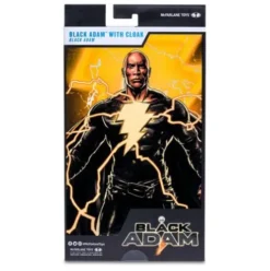 DC Black Adam Movie Figura Black Adam with Cloak 18 cm