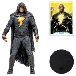 DC Black Adam Movie Figura Black Adam with Cloak 18 cm
