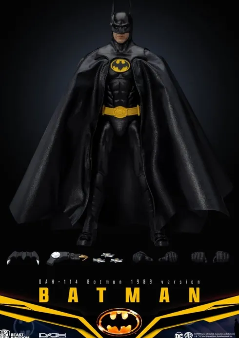 DC Comics Dynamic 8ction Heroes Figura Batman 1989 Versión Estándar 21 cm