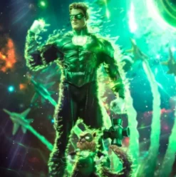 DC Comics Estatua Art Scale Deluxe 1/10 Green Lantern Unleashed 24 cm