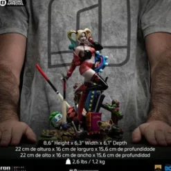 DC Comics Estatua 1/10 Deluxe Art Scale Harley Quinn (Gotham City Sirens) 22 cm