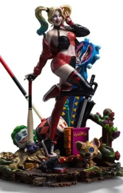 DC Comics Estatua 1/10 Deluxe Art Scale Harley Quinn (Gotham City Sirens) 22 cm