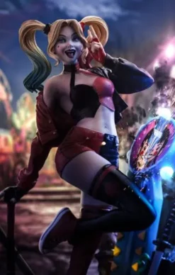 DC Comics Estatua 1/10 Deluxe Art Scale Harley Quinn (Gotham City Sirens) 22 cm