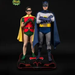 DC Comics Estatua 1/4 Diorama Batman & Robin 1966 52 cm
