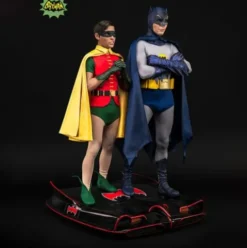 DC Comics Estatua 1/4 Diorama Batman & Robin 1966 52 cm