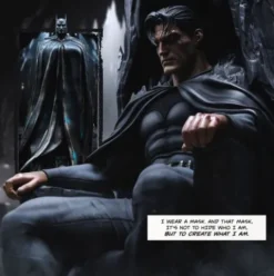 DC Comics Estatua Legacy Replica 1/4 Batman and Bruce Wayne 79 cm