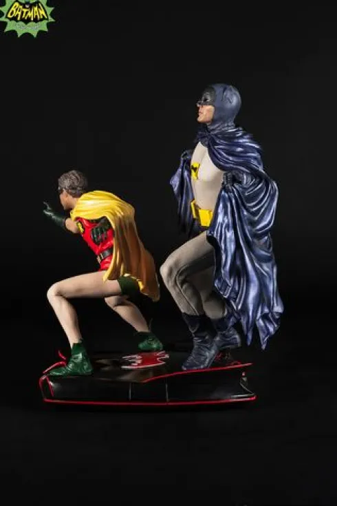 DC Comics Estatua PVC 1/8 Diorama Batman & Robin 1966 23 cm