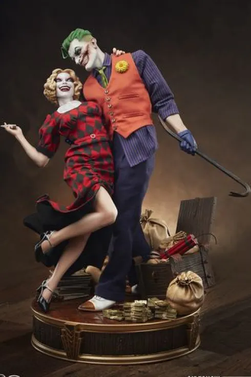 DC Comics Estatua Sideshow The Joker and Harley Quinn: Lawless Love
