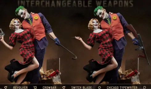 DC Comics Estatua Sideshow The Joker and Harley Quinn: Lawless Love