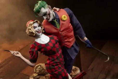 DC Comics Estatua Sideshow The Joker and Harley Quinn: Lawless Love