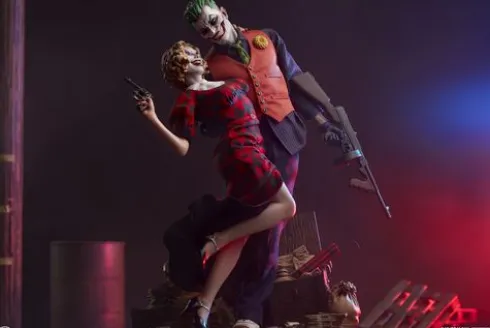 DC Comics Estatua Sideshow The Joker and Harley Quinn: Lawless Love