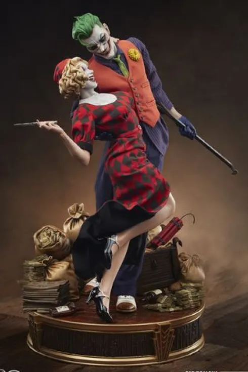 DC Comics Estatua Sideshow The Joker and Harley Quinn: Lawless Love